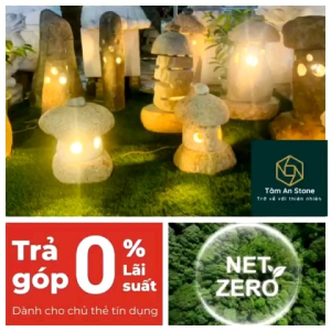 Bồn tắm đá cuội nguyên khối Tâm An Stone