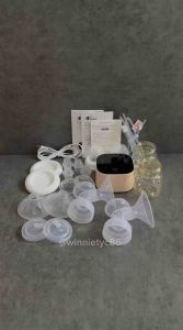 (SG Seller) Upgraded Version Bebebao 5020 Rechargeable Double Breast Pump PPSU Bottle Set