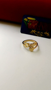 cincin ukir nama sendiri custome lapis emas 24 k