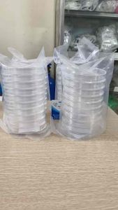 Túi 10 cái-Đĩa petri nhựa tiệt trùng 90mm x15mm