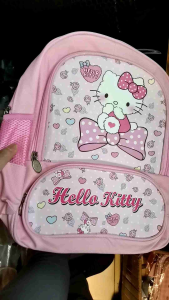 FLS Kuromi Cinnamoroll My Melody 13 Inches School Backpack for Girls Double Compartment Bags for Kids