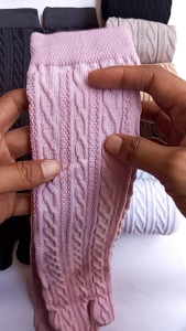 Grosir Satuan kaos kaki embos wanita dewasa nilon