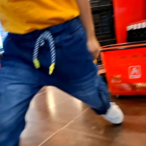 Jeans Cargo Anak Laki-Laki Nyaman dan Stylish Pinggang Elastis Warna Navy Usia 1-12 Tahun