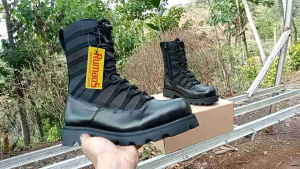 sepatu PDL NINJA RUMAOS waterproof sol radial TNI POLRI SECURITY SATPOL-PP