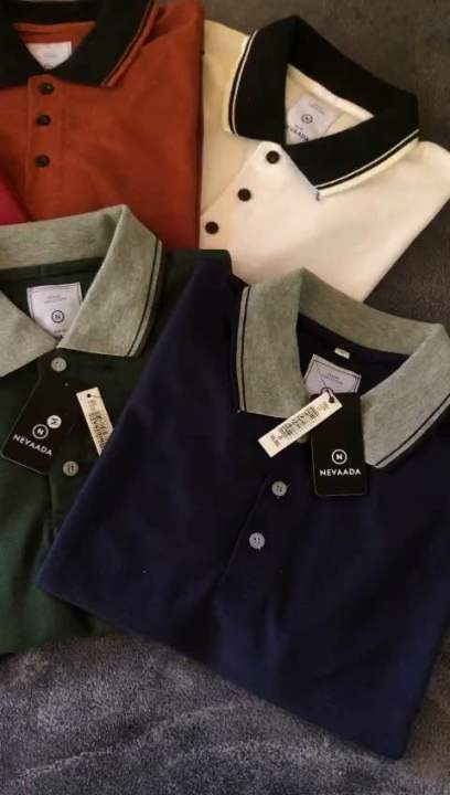 Kaos Kerah Polos Kerah Berkerah Nevaadaa Shirt Kaos Kerah Pria wanita Polos Wanita Nevaadaa