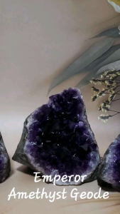 KRISTAL SG: Emperor Amethyst Geode/帝王紫晶簇 QE408F/G/H