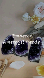 KRISTAL SG: Emperor Amethyst Geode/帝王紫晶簇 QE408C/D/E