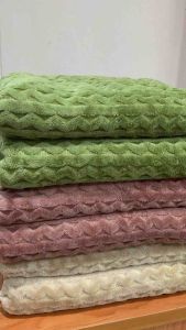 KANTAREEYA ผ้าห่มขนนุ่ม ผ้าห่มนาโน ผ้าห่มขนกระต่าย ผ้าห่มขนแกะ รุ่น EMBOSS ขนาด 5 ฟุต 60"x80"