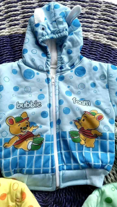 jaket bayi motif gelembung