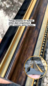 Batangan PIGURA type S 115 PANJANG 4 METER BATANGAN ECER LIS PLAVON LIS PVC LIS PROFIL