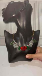 Kalung Handmade Fashion: Desain dan Keindahan Kalung Panjang Rantai Bunga Natal