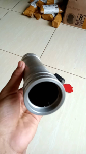 Pipa Komtir Honda Custom GL Megapro Tiger Verza Panjang 18cm