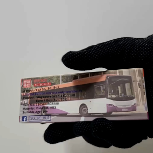 1:110 scale Singapore Scania K230UB bus model service 109