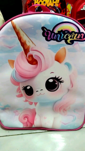 TAS SEKOLAH ANAK PAUD TK SD 5-8TAHUN CEWEK PEREMPUAN UNICORN LUCU TERBARU 2024 KUAT MURAH KEKINIAN