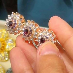 ZK Jewellery 3 in 1 set [FREE BOX] Kerongsang Bahu Pin Tudung Hijab Sepasang Brooch shoulder Korea B1578