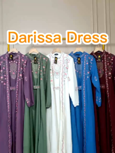 darissa Dress Bordir fashion muslim Terbaru