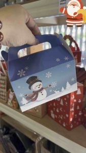 Winter Christmas Gift Box For Cakes Cookies Gifts Xmas 圣诞礼品盒 Krismas