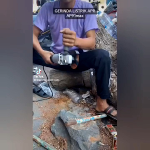 APR raja gerinda type AP91MAX variable speed fulset koper mesin poles mobil stainles motor kayu dll