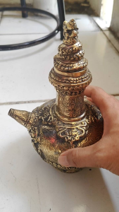 Koleksi Kendi Naga Bahan Kuningan Halus Berikut Bonus