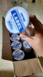 JOYKO Kertas Label Putih 1 Line Refill Isi Ulang Labeller 1 Baris JKL1 - 10 Roll Khusus Price Labeller