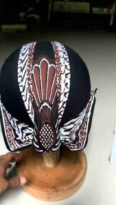 Blangkon Alusan Mataram Jogja gurdo pangkur cuci lipat full jahitan tanpa kertas adat Jawa adat Jogja pakaian tradisional