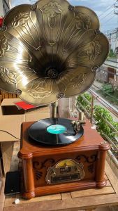 Máy hát đĩa than Vintage loa kèn Loa Kèn Chất Lượng Cao Sản Phẩm Bảo Hành Quốc Tế Thiết Kế Cổ Điển Sang Trọng Trải Nghiệm Âm Thanh Tuyệt Vời - Lazada