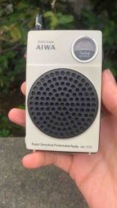 📻 Radio cổ Aiwa AR-777 thiếu nắp pin Hàng Nhật Bản nhỏ gọn siêu nhạy