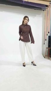 Sey 1 - Kemeja Casual Elegant Wanita Blouse Slimfit