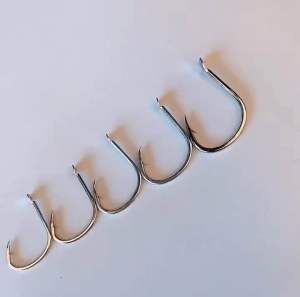 Katyusha Hook Pike Flat 10Pcs Kail Pancing Bahan Carbon Steel Kail Light Jigging Micro Jig Assist hook