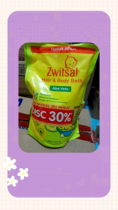 ZWITSAL Baby Bath 2-in-1 Hair & Body Pouch 400ml Twin Pack Isi 2 Pcs