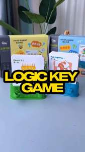 Logic Key Game Educational Toys for Children Number Color Sorting Puzzle solving game Cards
