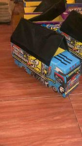Miniatur Truk Oleng Full Lampu Terpal