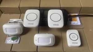 [HCM]Chuông Cửa Kết Hợp Báo Khách M10 (LOẠI 1) Báo Trộm Hồng Ngoại Không Dây 52 Kiểu Nhạc