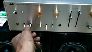 power amplifier vintage jvc vn-300 stereo intergrated made in japan second bekas normal siap pakai