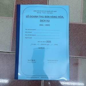 S2a (Nhóm 2 - 50 tờ 100 trang in 2 mặt) Sổ Doanh Thu Bán Hàng Hoá Dịch Vụ