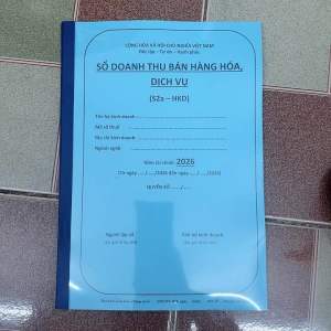 S2a (Nhóm 2 - 100 tờ 200 trang in 2 mặt) Sổ Doanh Thu Bán Hàng Hoá Dịch Vụ