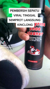 PEMBERSIH SEPATU TANPA CUCI LUCKYRINS SHOE CLEANER GRATIS SIKAT SEPATU DAN LAP MICROFIBER