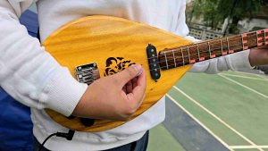 พิณโปร่งไฟฟ้าไม้ขนุน