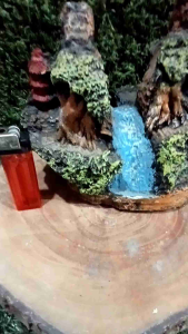 Rumah Tebing hiasan Aquarium/Aquascape/Dekorasi (P.19.L.10.T.18)