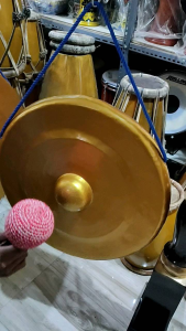 Gong Besi Kuningan Dim 50 cm Plus Pemukul