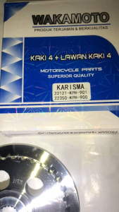 KAKI 4 + LAWAN MOTOR KARISMA MERK WAKAMOTO KUALITAS TERJAMIN