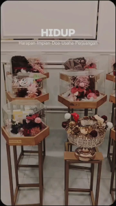 Box hantaran//kotak hantaran pernikahan //kotak seserahan pernikahan model hexagonal