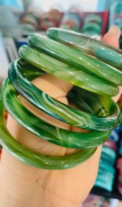 Vòng tay đá mã não vân đẹp bản đũa 8li may mắn tài lộc năng lượng tích cực(vòng tam tài)