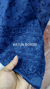 Kain KATUN BORDIR GARMENT (harga tertera per ½m/50cm)