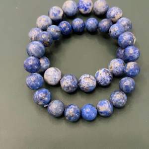 AAA Lazurite 9-10mm Beads Bracelet 100% Natural Crystals