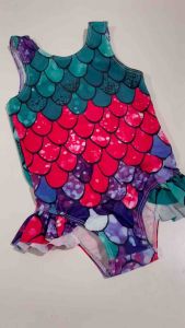 [0-4th] BAJU RENANG ANAK CEWEK PEREMPUAN LUCU WATERCOLOR MERMAID MOTIF PUTRI DUYUNG