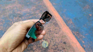 TERMURAH Kacamata Minus Pria Anti Radiasi Photocromic Half Frame Gantung Optik Asli