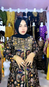 Gamis India Balraj Belah Tengah: Bahan Katun Nyaman & Desain Elegan