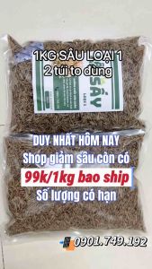 [RẺ VÔ ĐỊCH] Sâu canxi sấy khô LOẠI 1 sâu sấy phồng thơm thức ăn nuôi gà đá chim cá nhím chuột hamster