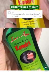 Lus ayu minyak kemiri minyak rambut 63ml
